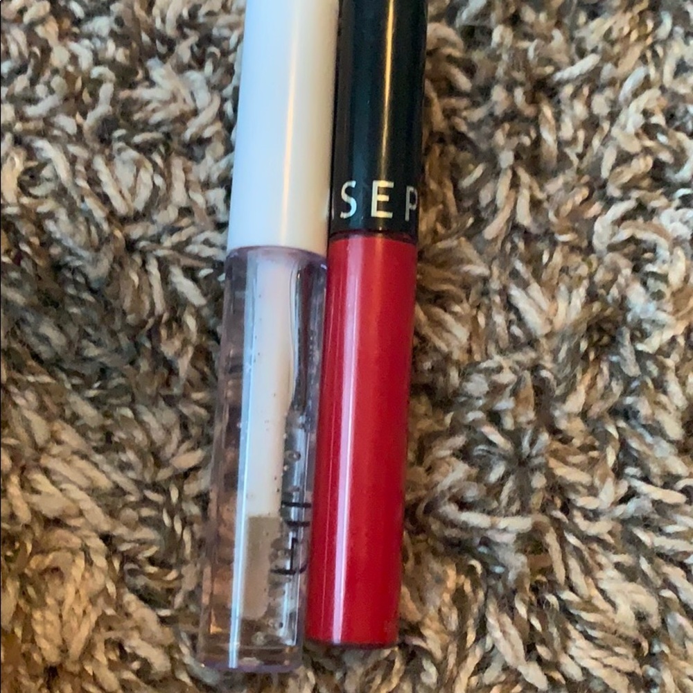 GLOSSY RED LIP DUO